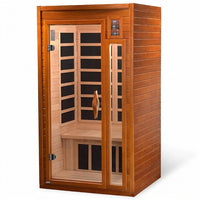 Barcelona 1 to 2 Person Low EMF FAR Infrared Home Sauna — Studio Shot